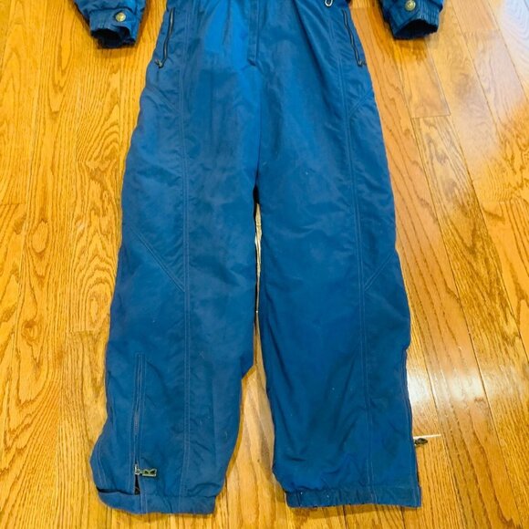 Vintage 80s 90s Ski Suit One piece Snowsuit BOGNER Apres Snow Blue Womens 16 - Picture 5 of 13
